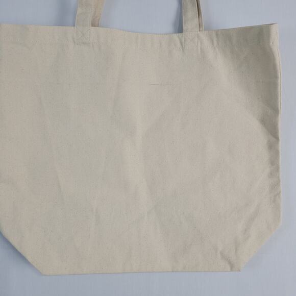 Aviator Nation La Jolla CA Rainbow Stripe Canvas Tote Bag Logo Shopping 17 x 15 - Picture 4 of 5